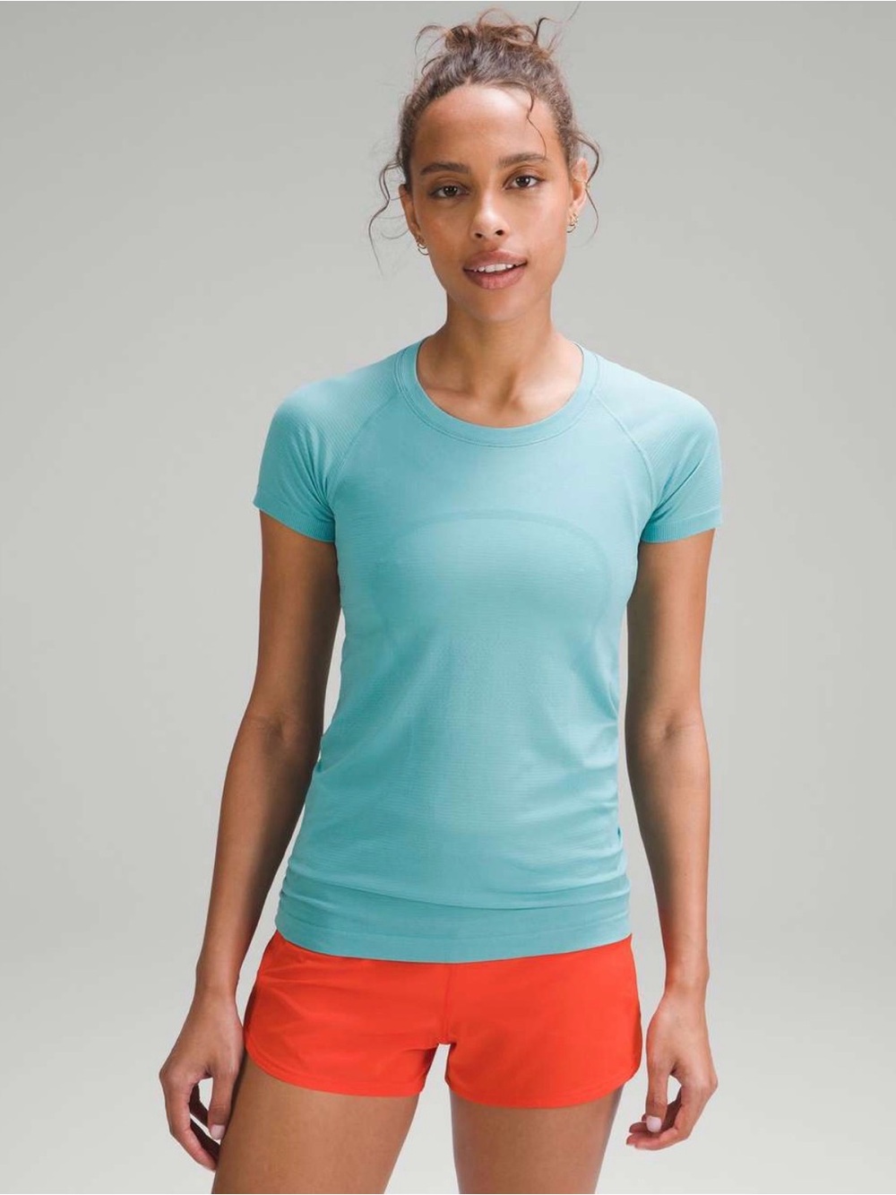 lululemon athletica Swiftly Tee Aqua Short-Sleeve Performance Tee